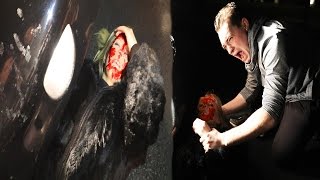 SHE GOT HIT BY A CAR!!