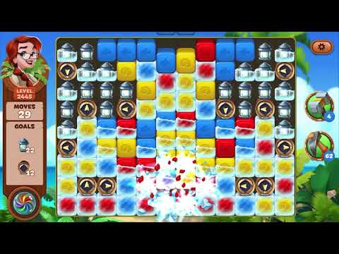 Lost Island Blast Adventure Level 2445 NO BOOSTERS - A S GAMING ✔️