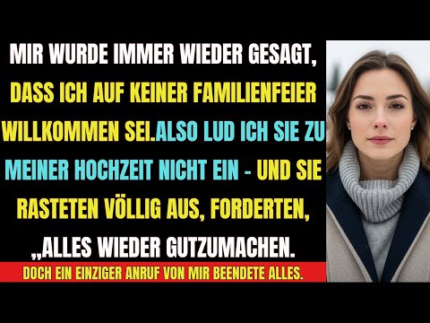 👉 “I didn’t invite my family to my wedding – and a single phone call ended it all.”