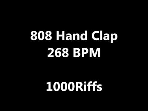 808 Hand Clap : 268 BPM - Beats Per Minute