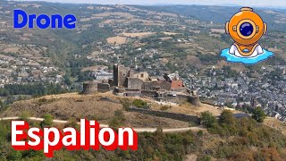 ✨Espalion🏰 joyau médiéval de l’Occitanie - 🚁 #drone #4k #hdr #Castle🛸