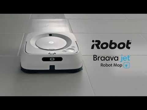 irobot Braava Jet m6138 Robotic Floor Cleaner with Reusable Dust