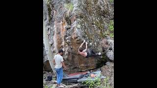 Video thumbnail of In The Fading Light, V6. Telluride