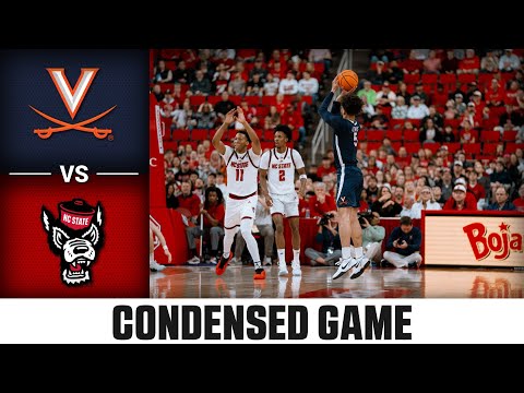 Virginia vs. NC State Condensed Game | 2025-26 ACC Men's Basketball
