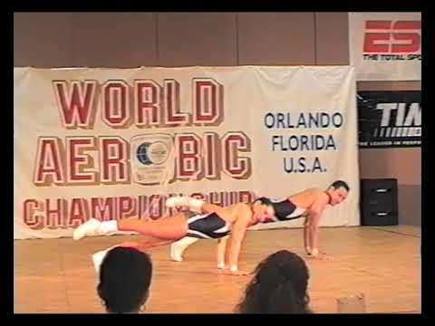 Veronica Presa, Roberto Milillo (Argentina) - 1996 ANAC World Aerobic Championship