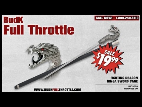 Fighting Dragon Ninja Sword Cane