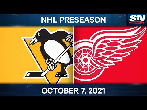 NHL Pre-Season Highlights | Penguins vs. Red Wings - Oct. 7, 2021