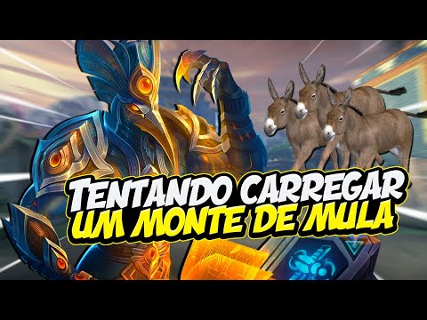 TENTANDO CARREGAR UM MONTE DE MULA! THOTH MID - ⚡ Smite BR GM Ranked Conquista