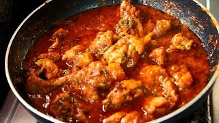 चिकन करी बनाये इस आसान तरीके से-indian chicken curry for beginners/  bachelors in hindi-easy chicken