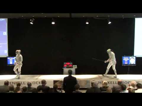 Semifinal men' sabre Grand Prix Warsaw 2011: Won vs. Limbach