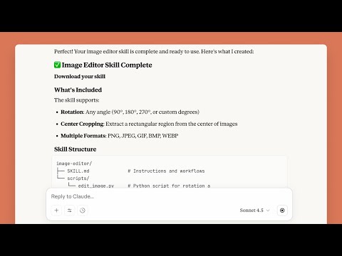 Creating custom Skills with Claude