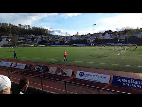 Gjøvik-Lyn Per Kristian Jansen 1-1 scoring i cupen mot Ullensaker/Kisa 2. mai 2019 på Gjøvik Stadion