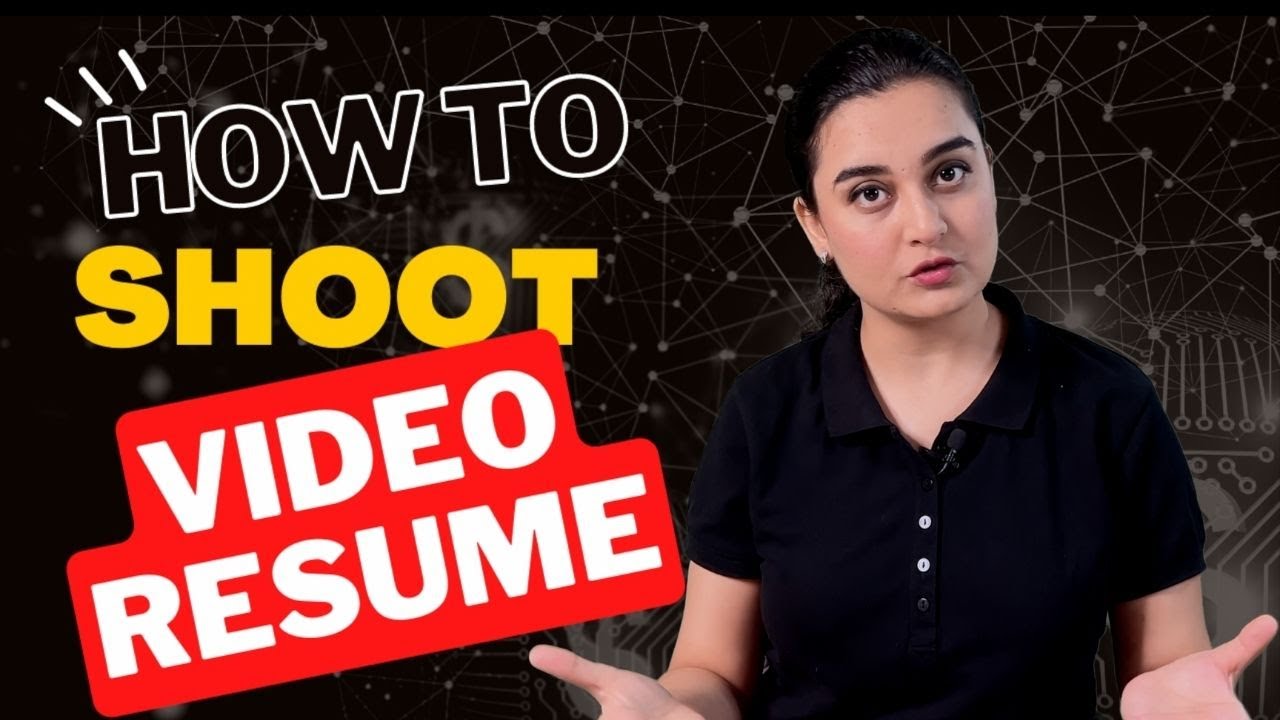 How To Shoot Video Resume / CV PART 2