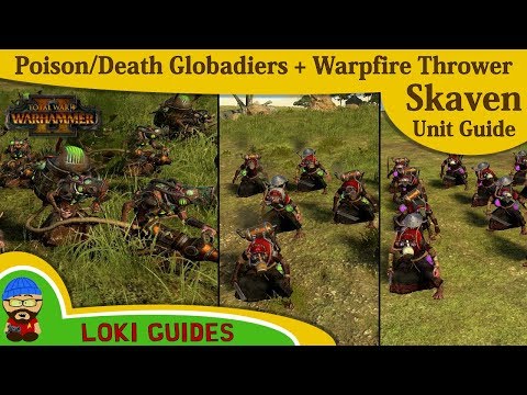 Skaven Unit Guide: Poison & Death Bombardiers & Warpfire Thrower- Total War: Warhammer 2 Army Review