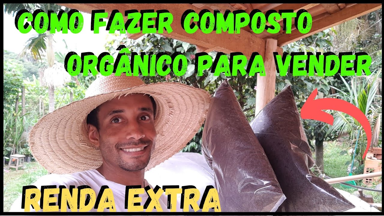 Como produzir composto Orgânico em Casa-renda Extra garantida #sustentabilidade