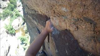 preview picture of video 'The Bastille Crack Eldorado Canyon, Colorado'