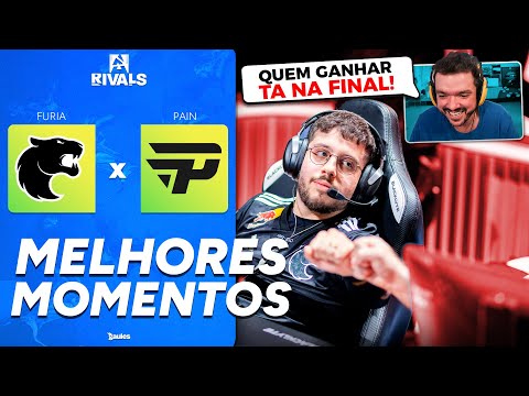 FURIA vs PAIN - SEMIFINAL - HIGHLIGHTS WITH GAULES - BLAST RIVALS 2025 S2