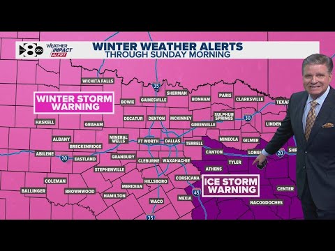 DFW WINTER STORM | Live updates and weather radar from North Texas