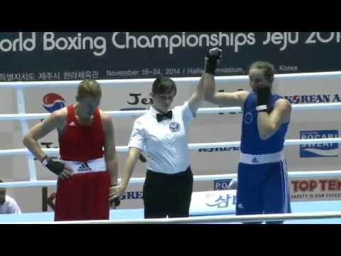 WC 2014: 1/16 - 69 kg   Elena Vystropova vs Stacey Copeland