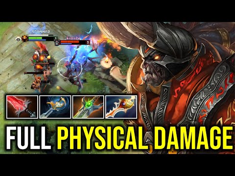 EPIC BATTLE..!! Full Physical Damage Matumbaman Doom Mid vs Topson + W33 + Saksa 7.24 | Dota 2