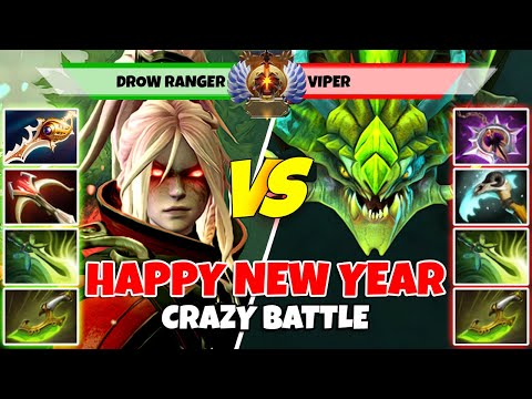 DROW RANGER (Carry) vs VIPER (Mid) - Epic Battle Of Immortal Rank Dota 2 Players - Z Dota 2