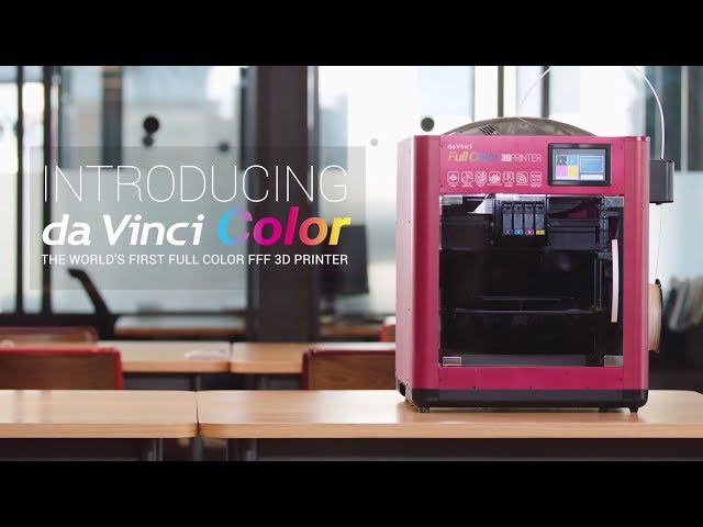 Video Teaser für da Vinci Color- The World First Full-Color FFF 3D Printer