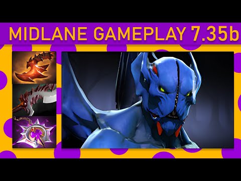 ⭐Night Stalker 20+ Kills! Mid Gameplay 7.35b - Dota 2 High MMR