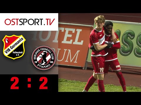 Dynamo kassiert wieder späten Ausgleich! Halberstadt  - BFC 2:2 | Regionalliga Nordost