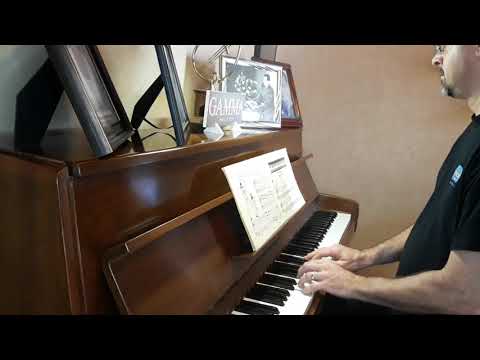 Playing "From A Wigwam" On Piano
