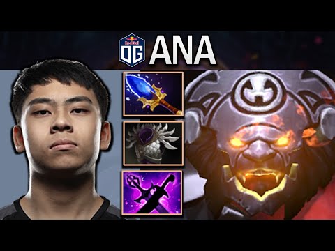 OG.ANA SMURF AXE WITH 23 KILLS & AGHANIMS-BLADEMAIL - DOTA 2 7.31 GAMEPLAY