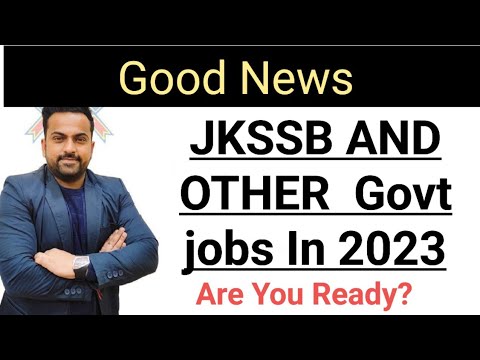 JKSSB AND OTHER GOVT JOBS 2023  || FOR 10/12 /GRADUATE @CareerSuccessjandK