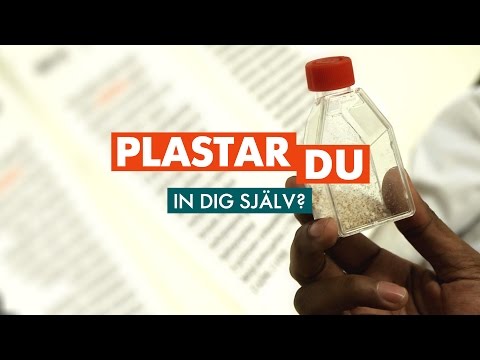 Mikroplast som finns i tvål, schampo och smink