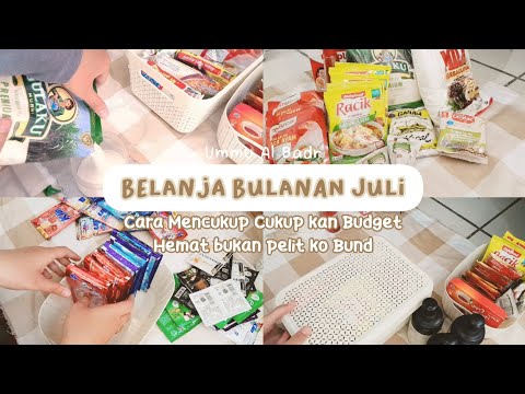 BELANJA BULANAN JULI, Groceries Shopping, Belanja Kebutuhan, Cara Menghemat Pengeluaran