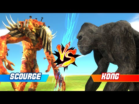 SCOURGE VS KONG - Animal Revolt Battle Simulator