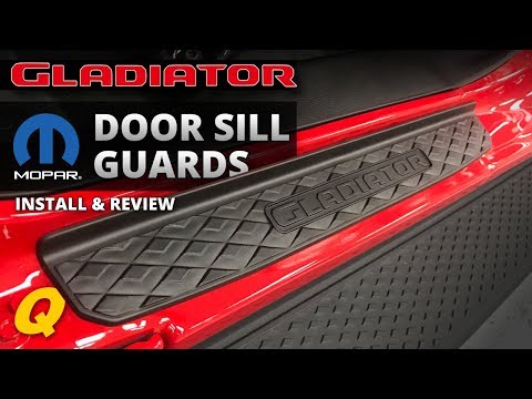 Mopar Door Sill Entry Guards Install & Review for Jeep Gladiator