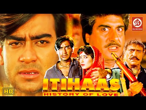 Itihaas Bollywood Action Movie | Ajay Devgan, Twinkle Khanna & Amrish puri | Hindi 90s Superhit Film