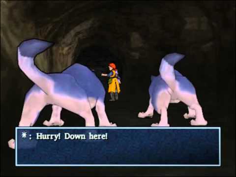 139 Dragon Quest 8 Cut-scene - Marta Hides from the Hell Hounds In the Ruins
