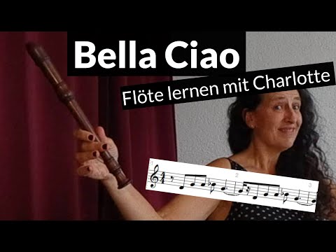 A hit on the recorder! Bella Ciao