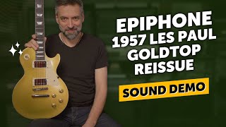 Video thumbnail for Inspired by Gibson Custom  | Epiphone 1957 Les Paul Goldtop Reissue | Sound Demo by Guitar Bonedo