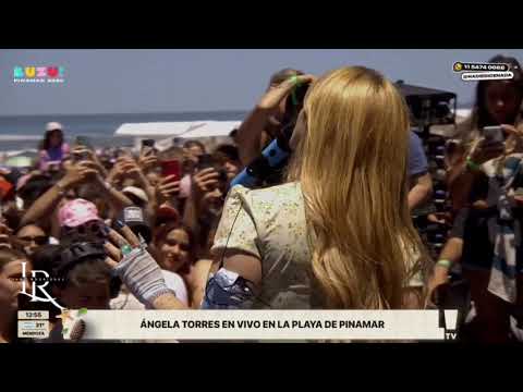 #NADIEDICENADA Angela Torres en vivo en la playa de Pinamar 2026