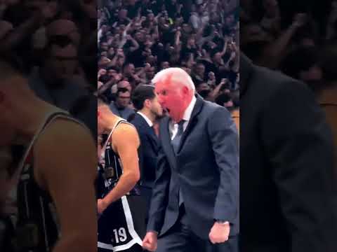 You’ve NEVER SEEN Obradovic CELEBRATE like this | PARTIZAN - PARIS