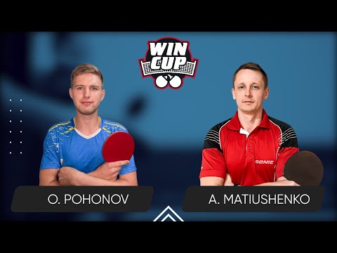 16:30 Oleksandr Pohonov - Andrii Matiushenko West 3 WIN CUP 28.07.2024 | Table Tennis WINCUP