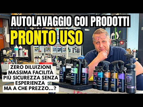 I WASHED MY CAR ONLY WITH READY-TO-USE PRODUCTS! ARE THEY DISGUSTING?