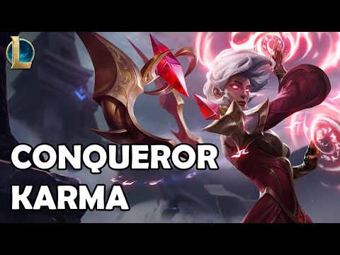 Conqueror Karma Skin Spotlight from League of Legends