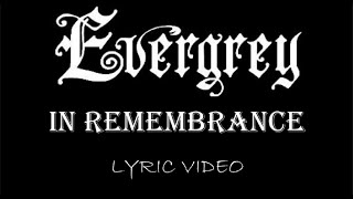 Evergrey - In Remembrance - 2006 - Lyric Video