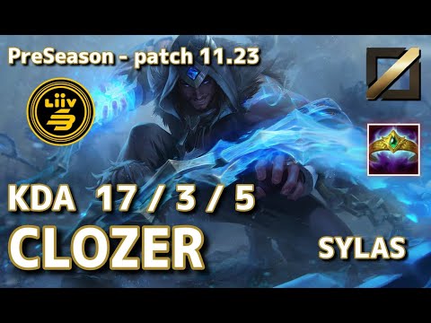 【KRサーバー/GM】LSB Clozer サイラス(Sylas) VS イレリア(Irelia) MID - Patch11.23 KR Ranked【LoL】