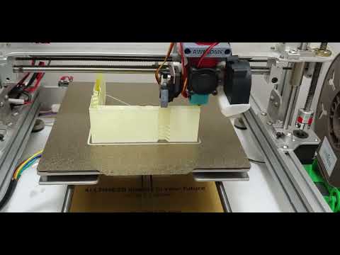 Marlin 2.1.2 Input shaper test. Accel 5000. jerk 20. speed 200