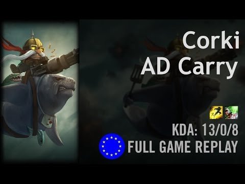 Corki AD Carry vs Ezreal - Niels - EUW Challenger Path 6.1