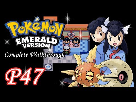 Pokemon Emerald - CW - Part 47: Mossdeep Gym Leaders Tate & Liza (HD 1080p)
