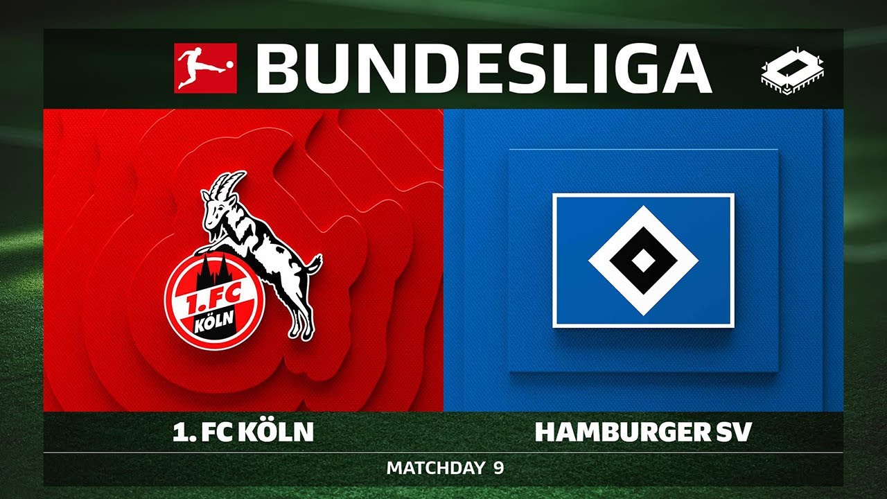 1. FC Köln vs. Hamburger SV | Matchday 9 - Bundesliga 2025/26